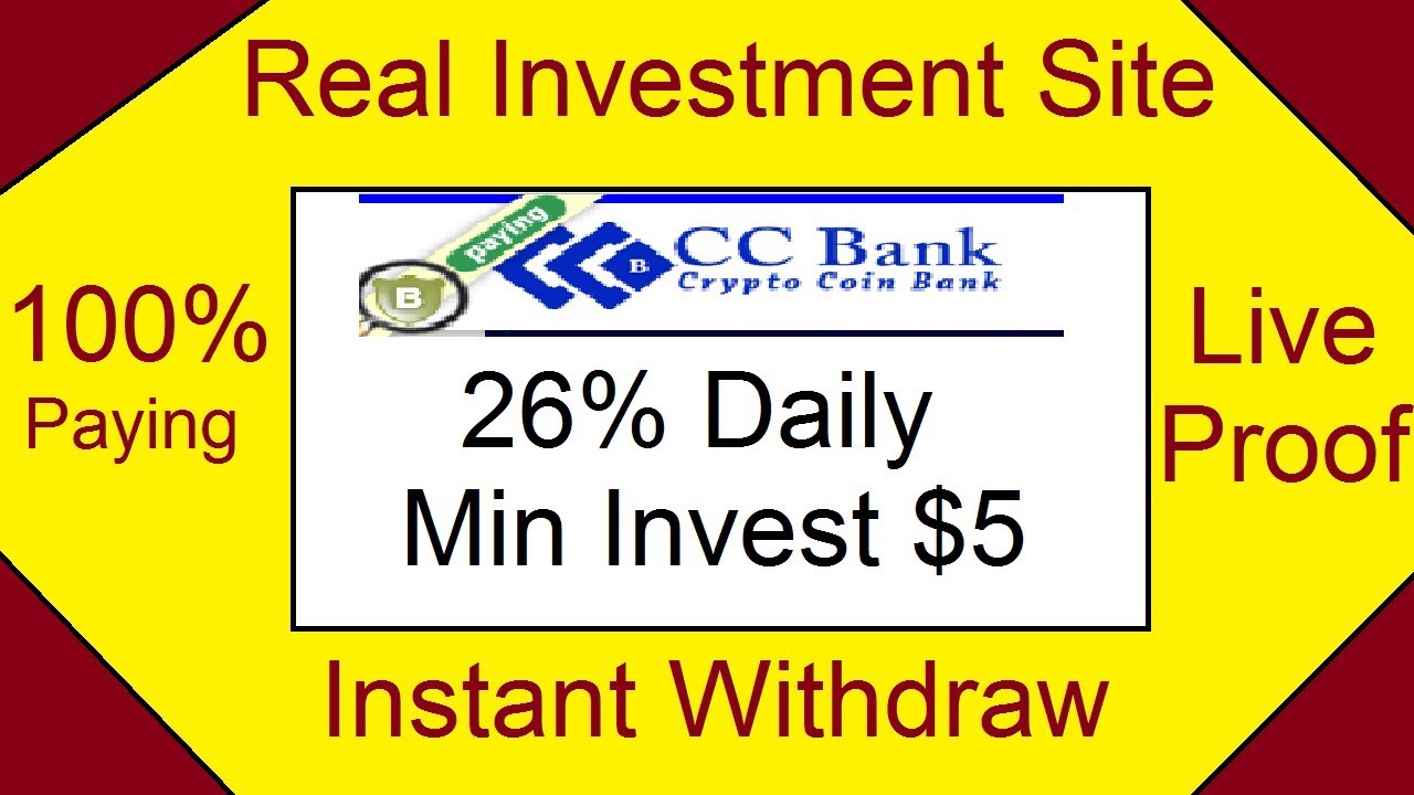 CC-Bank 180 Days Old Investment, With Payment Proof 100% Paying Site