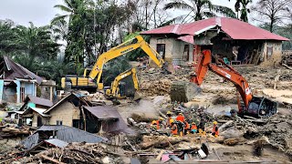 Download Lagu RATA DENGAN TANAH..2 EXCAVATOR TURUN KERUK LUMPUR,JALAN ALTERNATIF BECEK JIKA TURUN HUJAN MP3