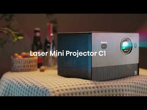 Hisense | C1 65”-300” Trichroma 4K Laser Mini Projector