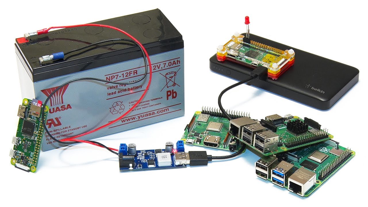 Update New Raspberry Pi 배터리 전원