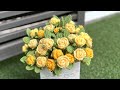 How To Crochet Roses Crochet Flowers Beginner Friendly Crochet Rose Tutorial Flower Bouquet