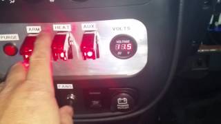 Custom nitrous switch panel and window switch