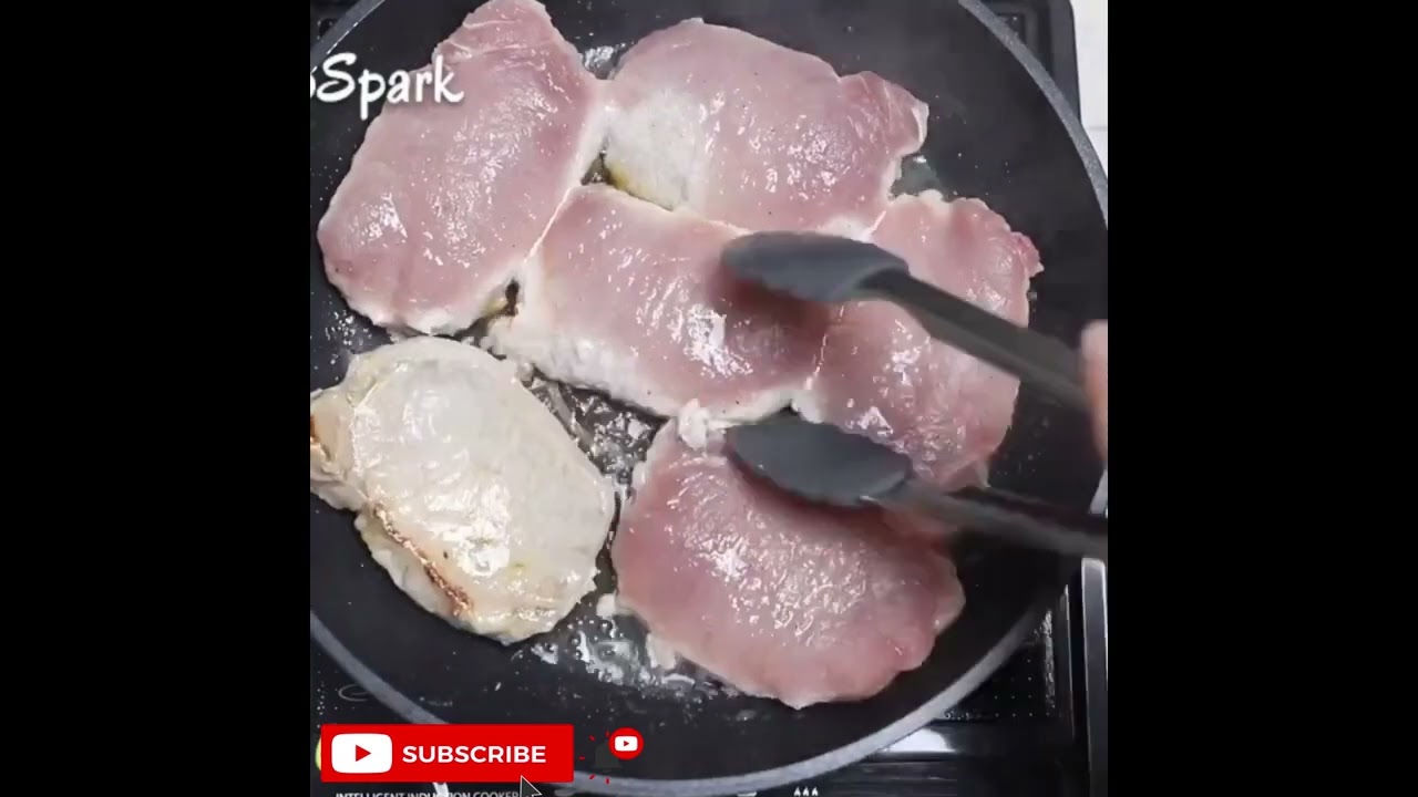 Keto Pork Chops with Super Creamy Mushroom Sauce - Low Carb Spark