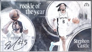 Why Stephon Castle is the ROOKIE OF THE YEAR: MONSTER Dunks & LeBron Blocks