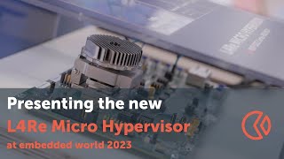 Our MPU-based L4Re Micro Hypervisor as autoware demonstrator at embedded world 2023