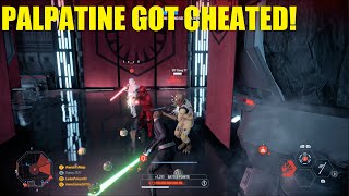 THAT PALPATINE GOT CHEATED? Luke and a Happy cow Star Wars Battlefront 2