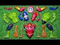 AVENGERS TOYS MARVEL'S HULK SMASH SPIDER-MAN SIREN HEAD CAPTAIN AMERICA HULK BUSTER SUPERHERO TOYS