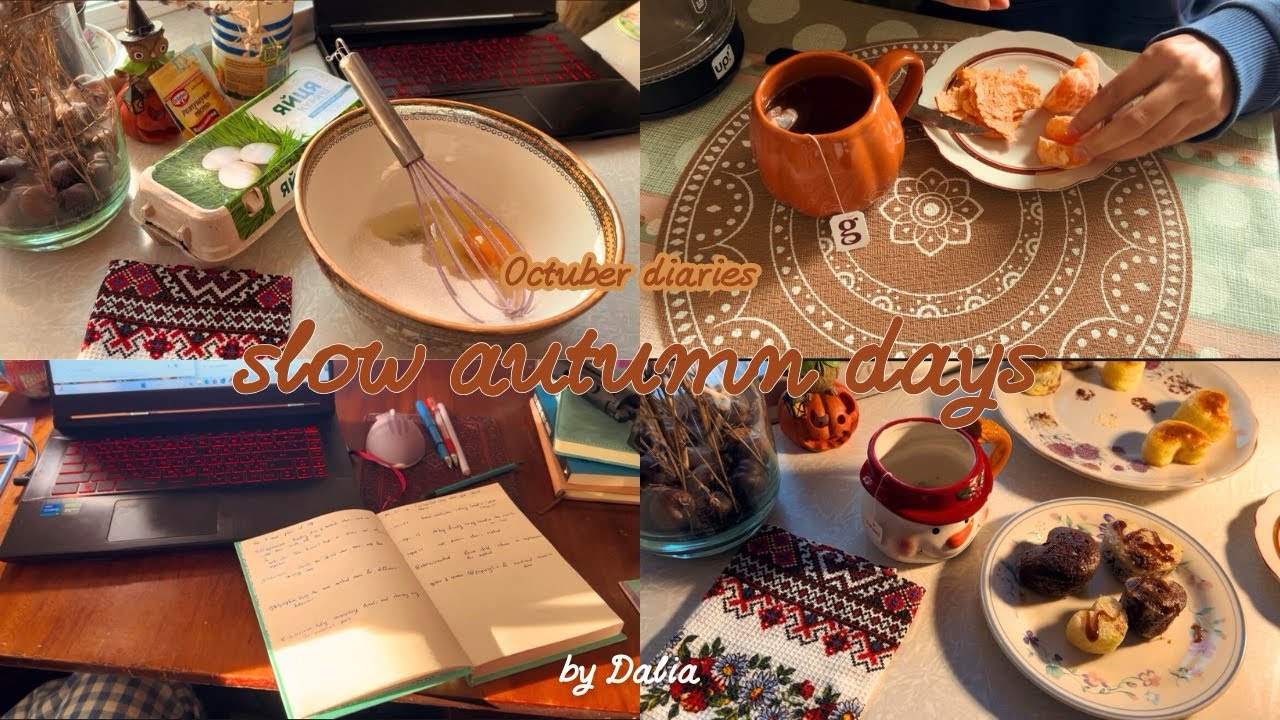 Cozy Autumn Vlog 🍂 | study, coffee walks & cupcakes