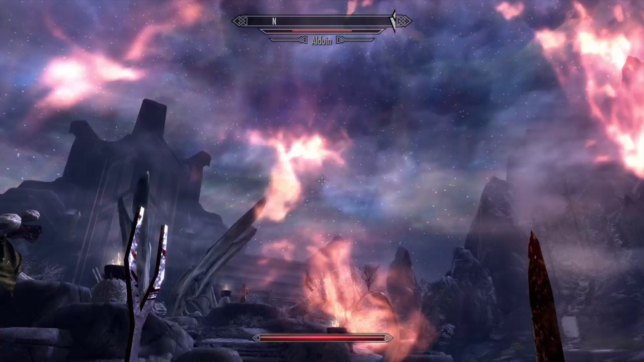 Alduin defeated with a knife and fork