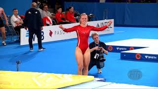 NOERBY Johanne (DEN) W - 2019 Trampoline Worlds, Tokyo (JPN) - Qualification Tumbling R2