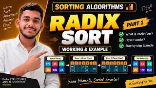 Radix Sort Explained in Hindi | How Radix Sort Works with Example | Part 1