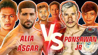 ALIA ASGAR VS PONSAWAN JR #USA #AUSTRALIA