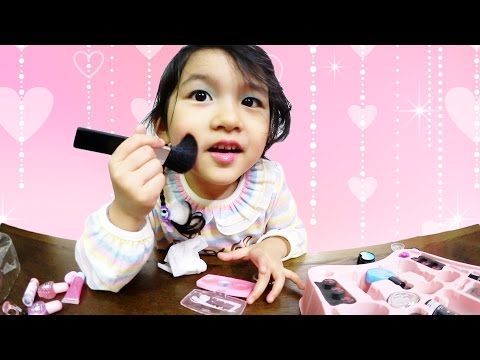 ○daily play○I tried to practice make-up Ma-chan [4-year