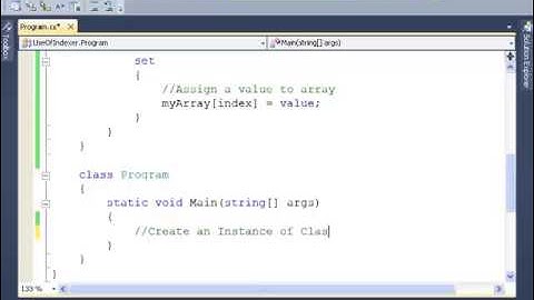 C#: How to Use Indexer - Tutorial 2