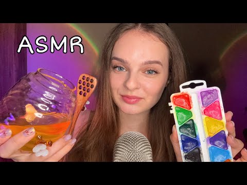 ASMR Mouth Sounds Sticky Fingers 