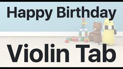 Learn Happy Birthday on Violin - How to Play Tutorial