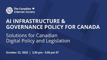FULL TCIS EVENT: AI Infrastructure & Governance Policy in Canada