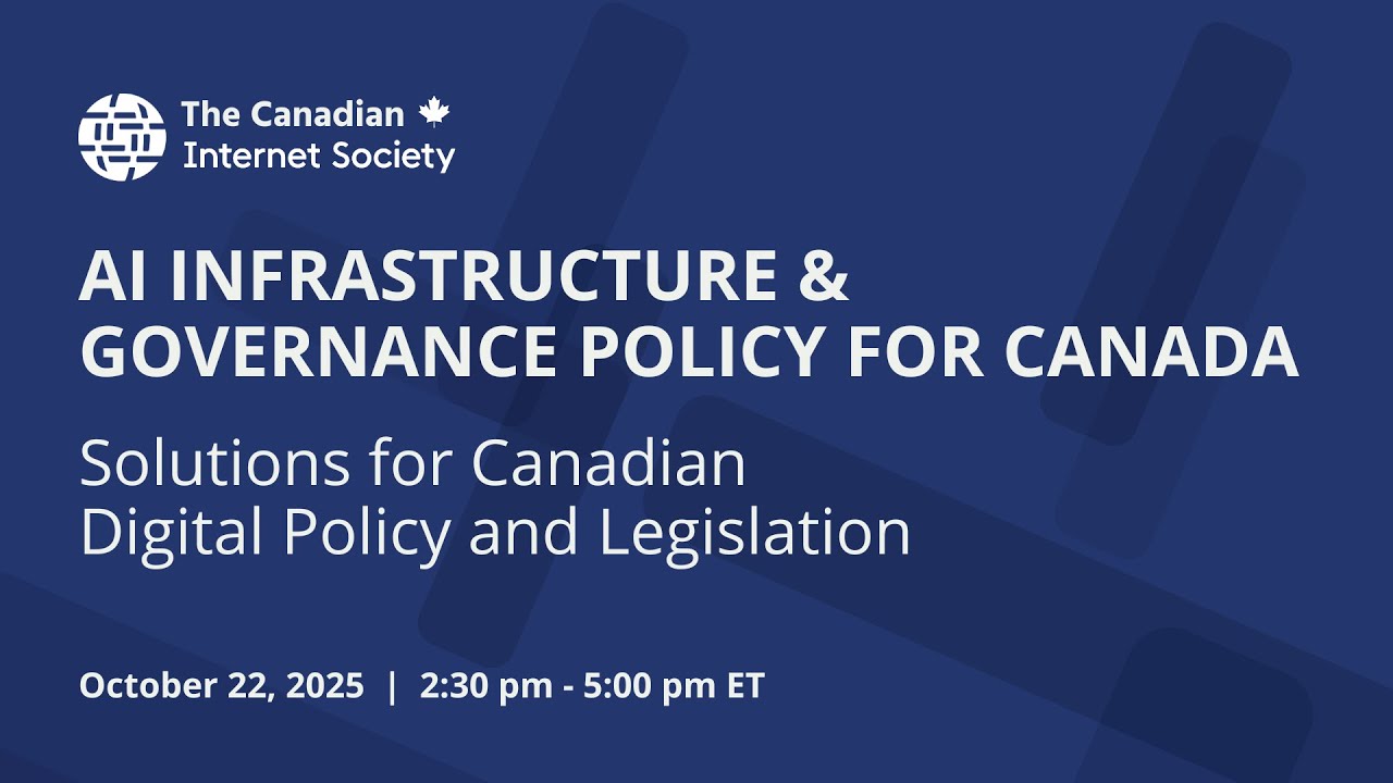 FULL TCIS EVENT: AI Infrastructure & Governance Policy in Canada