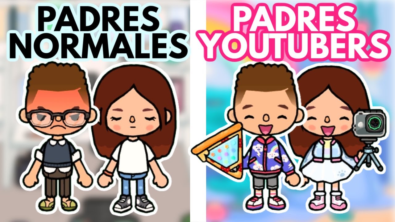 PADRES NORMALES VS PADRES YOUTUBERS en Toca Life World con Ruth