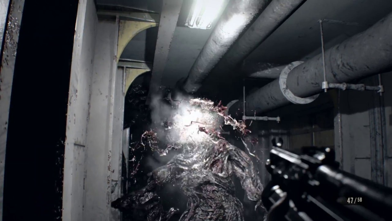 Resident Evil 7 - Old Videotape: Track Eveline: P19 Machine Gun Molded Combat, Herbs, Ammo