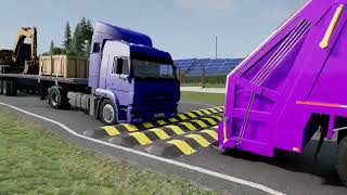 Insane Car Crashes In Beamngdrive Destruction And Mayhem On The Road