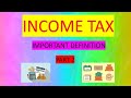 Basic concept Income tax series part 2/ important definition/income tax/gst 📟