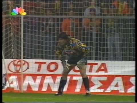 NK maribor vs olympiakos 1-3 1995-96 uefa cup
