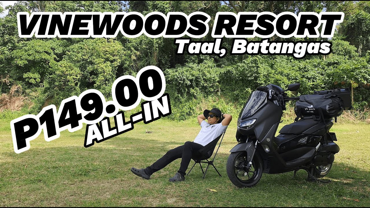 VINEWOODS RESORT | CAMPING VLOG | MOTO CAMPING | SILENT VLOG | ASMR | BLACK CAMPING | 4K