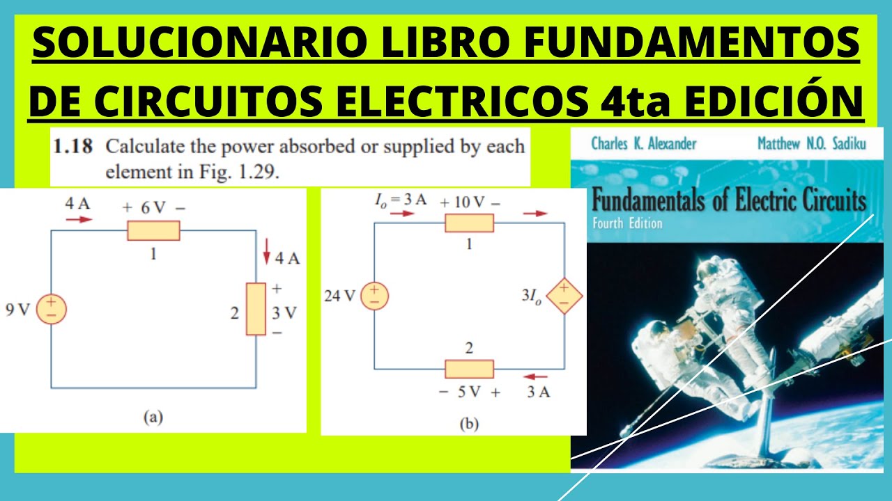 Problema 1.18 Libro fundamentos de circuitos electricos 4ta edicion