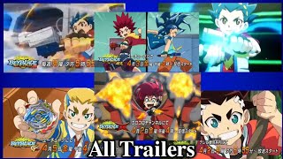 Beyblade Burst All Trailers From Season 1 To 6