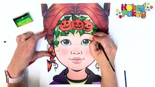 Pumpkin Face Painting Tutorial