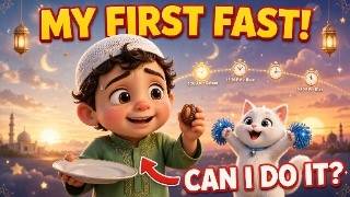 Yusuf's First Ramadan Fast 🌙  A Muslim Kids Story About Fasting