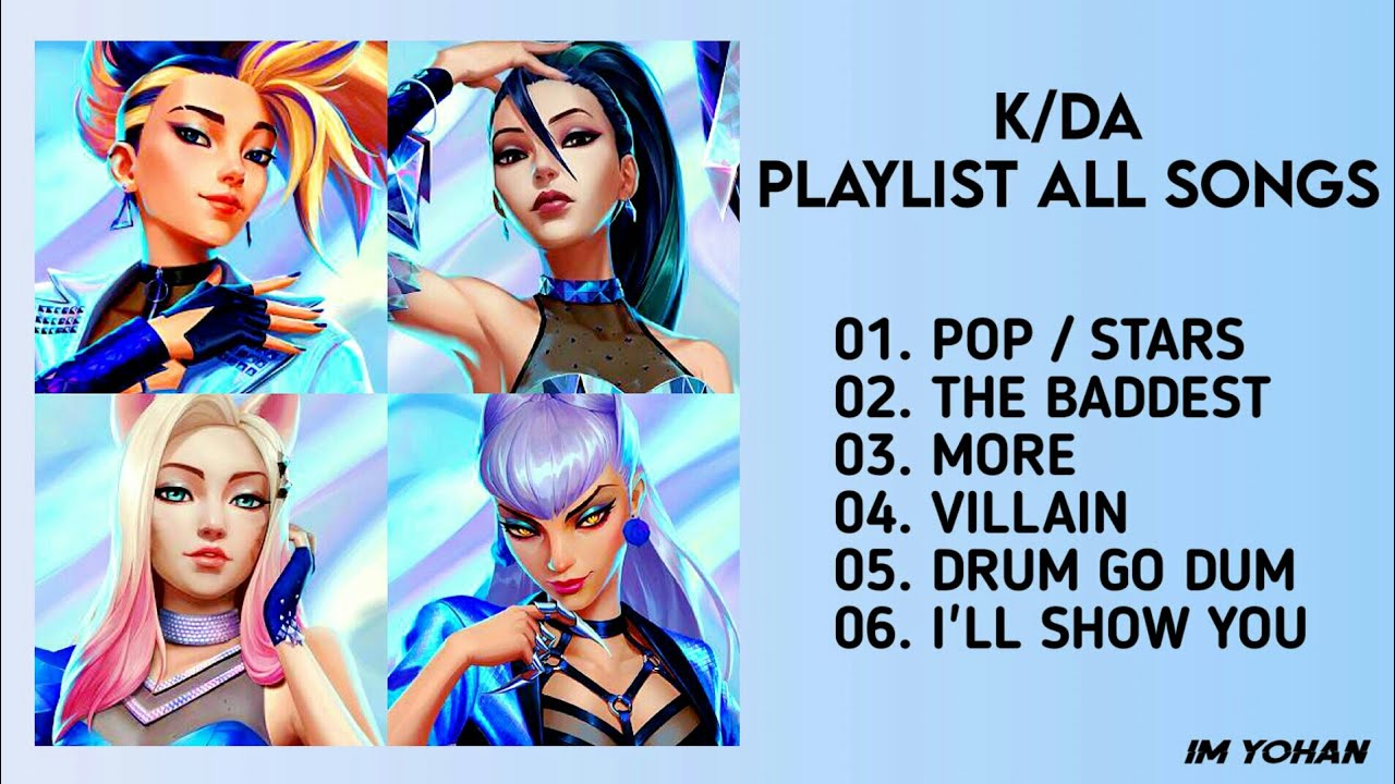 KDA   PLAYLIST ALL SONGS 2020