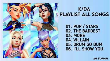 How many songs is KDA releasing?