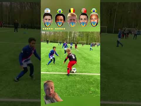 Baby Footballers Neymar Futebol Football Messi Ronaldo
