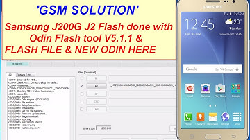 Samsung J200G J2 Flash done with Odin Flash tool V5.1.1