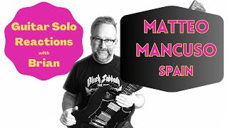 GUITAR SOLO REACTIONS ~ MATTEO MANCUSO ~ Spain (LIVE AT NAMM)