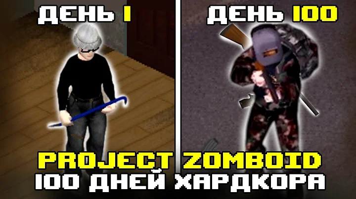 Я потратил 100 дней в Project Zomboid будучи новичком и вот что вышло