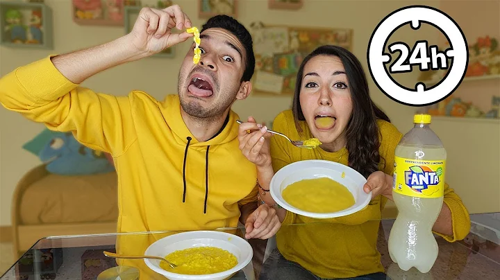 MANGIAMO SOLO CIBO GIALLO PER 24 ORE! *stranissimo*