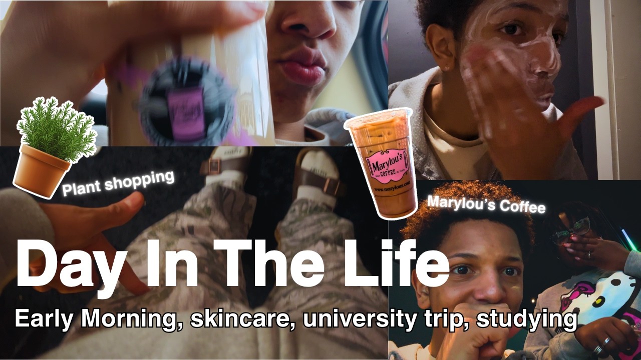 Day In The Life as a Sophomore in HS | Uni Fieldtrip | Plant Shopping | Marylous | Panera & Studying