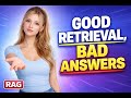 Why Good Retrieval Can Still Give Bad Answers