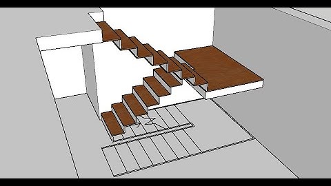 SketchUp Pro 10, Double Flight Staircase
