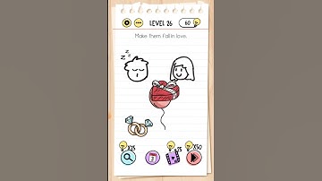 Brain Test Level 26 || Make Them Fall In Love.
