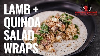 Exclusive Lamb and Quinoa Salad Wrap | Everyday Gourmet S8 E50 Information