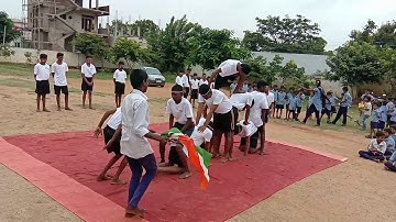 Pyramid by Z P H S Satamrai shamshabad (students)