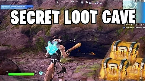 How to find the secret LOOT CAVE in Fortnite Chapter 5!