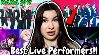 BTS - MAMA 2017 Performance (Not Today, DNA, Cypher 4, Mic Drop) | REACTION