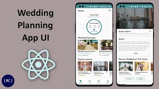 Wedding Planning App UI in React Native Loveme Wedding Planner React Template