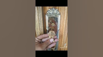 Emtek two points lever set rekey