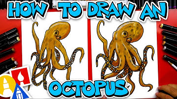 How To Draw A Realistic Octopus